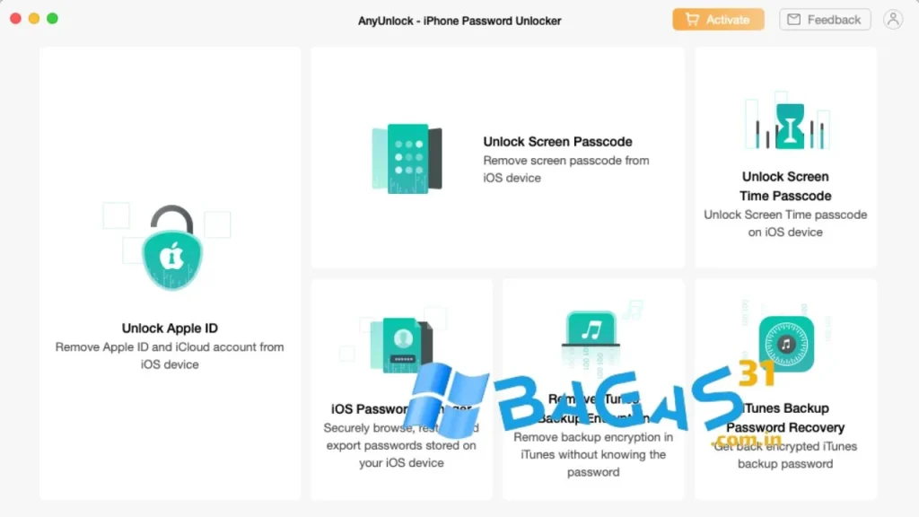 AnyUnlock - iPhone Password Unlocker