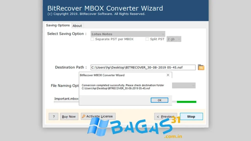 BitRecover EML Converter Wizard
