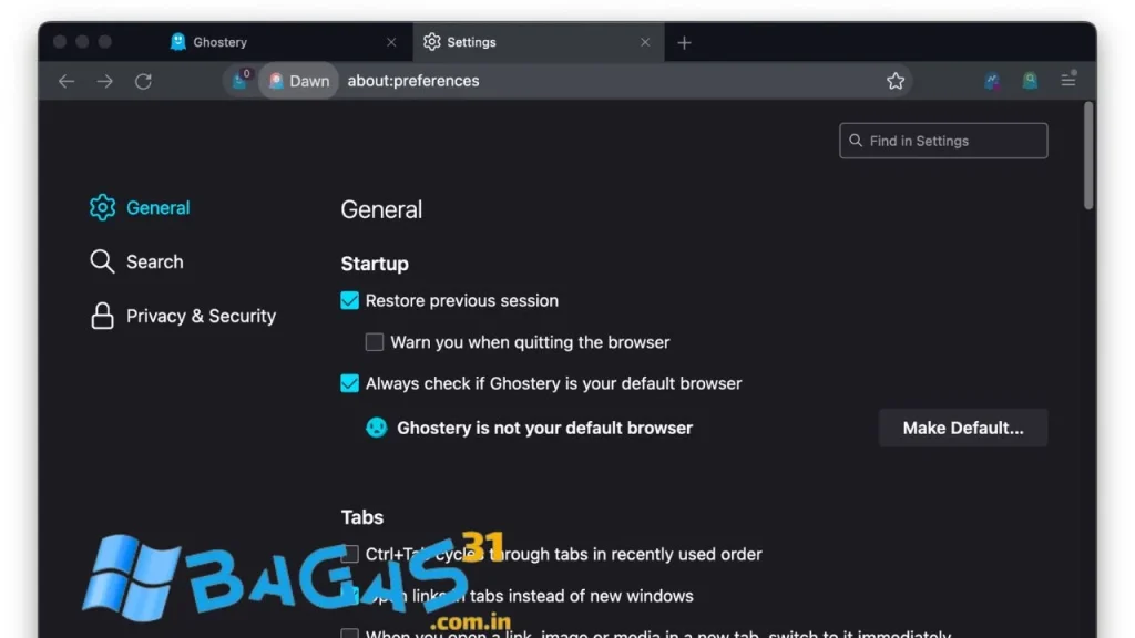 Ghostery Dawn 2022