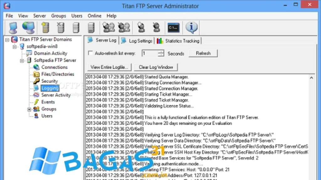 Titan FTP Server Enterprise 2019