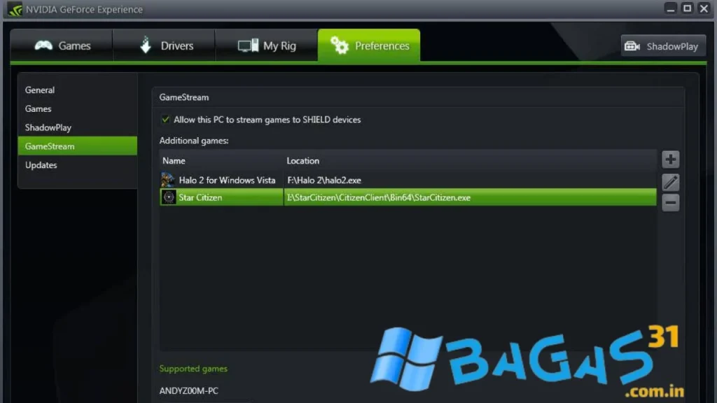 NVIDIA GeForce Experience 3.27.0.112
