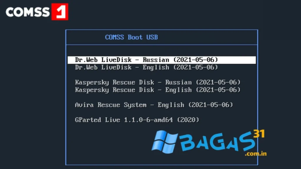 COMSS Boot USB 2021