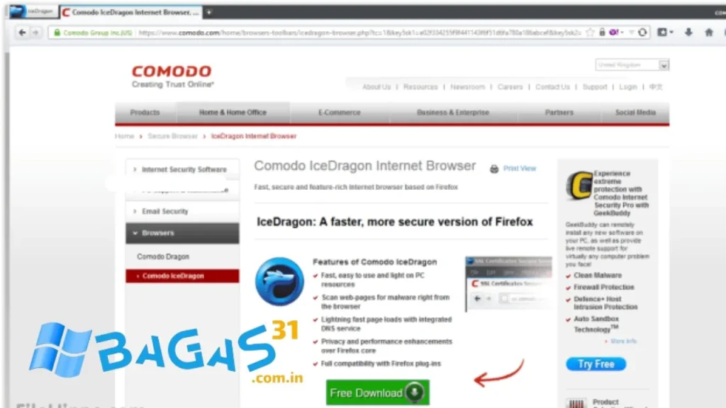 Comodo Ice Dragon 32Bit