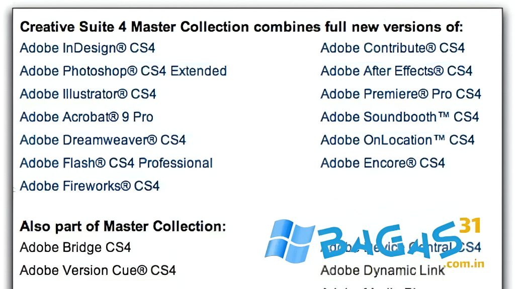 Adobe Master Collection CS4