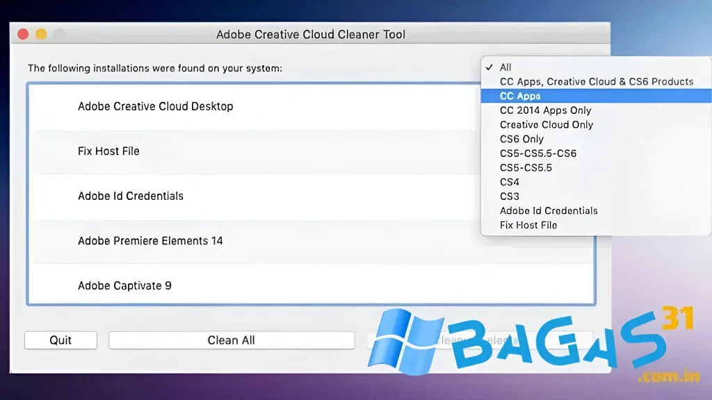Adobe Creative Cloud Cleaner Tool
