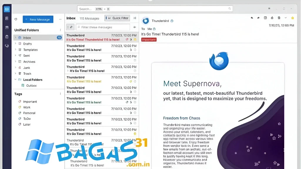 Mozilla Thunderbird 64Bit