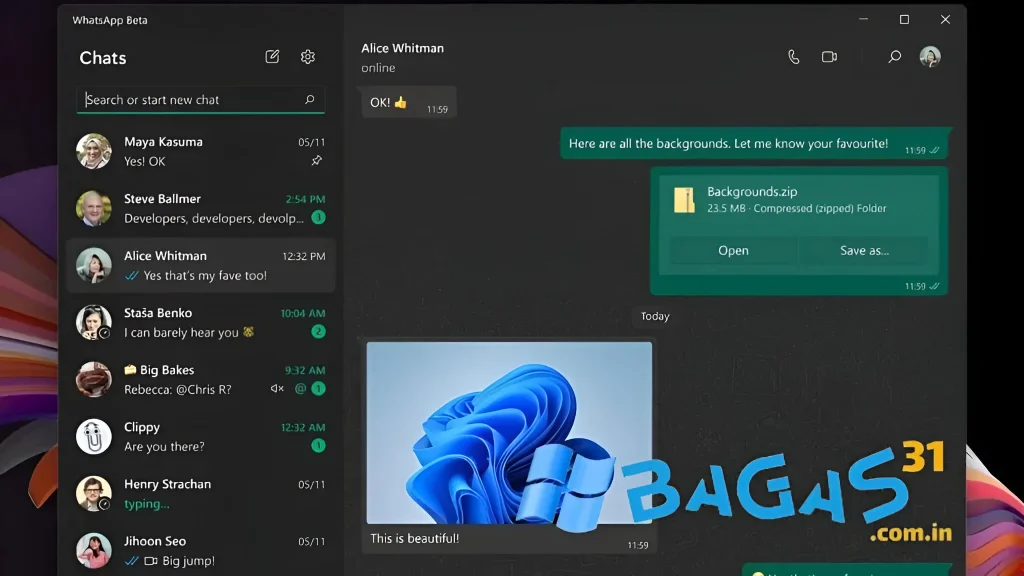 WhatsApp For Windows