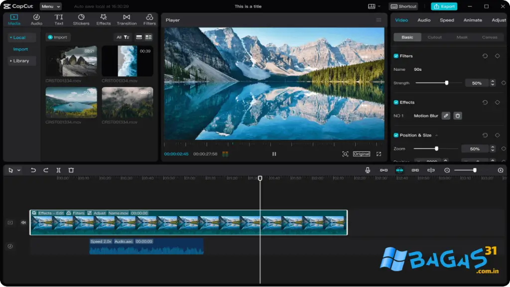 Download Capcut Gratis For PC