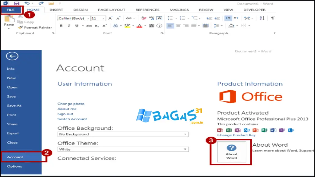 Download Microsoft Office 2013 Full Crack + Keygen BAGAS31