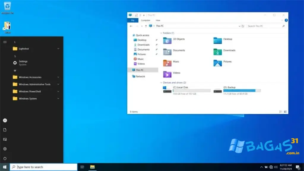 Download Windows 10 Lite ISO Bagas31