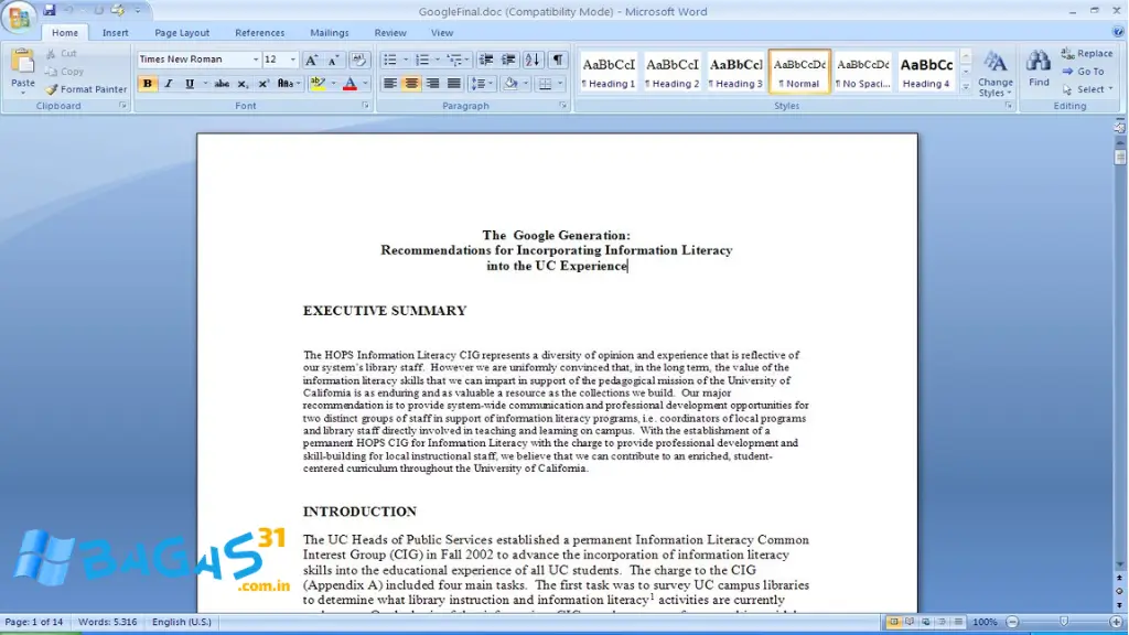 Download Microsoft Office 2007 64 bit Full Bagas31