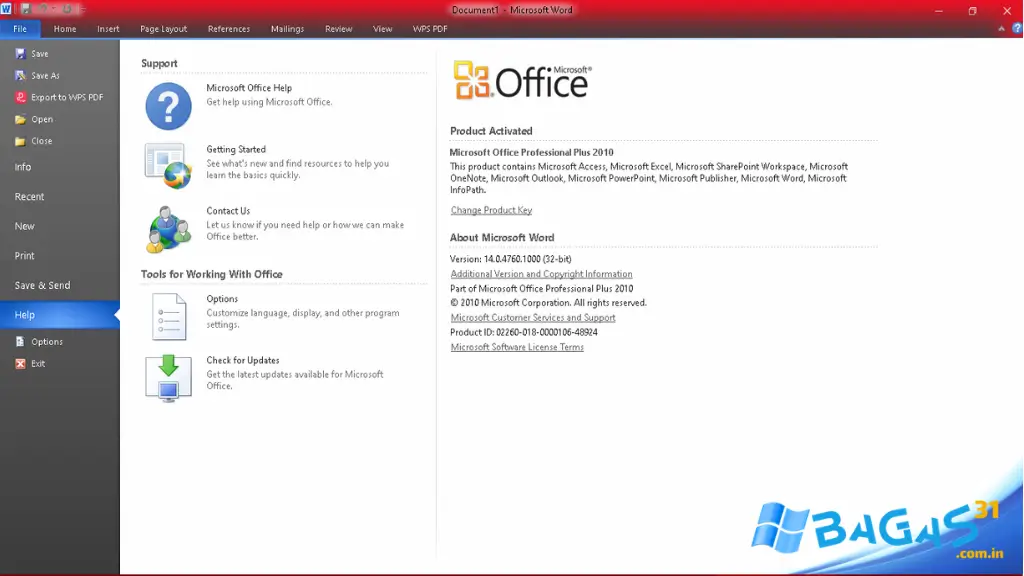 Download Microsoft Office 2010 64 bit Full Bagas31